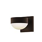 Applique LED à lumière vers le haut/bas REALS Sonneman 7302.PL.DL.72-WL 20W 2 lumières bronze texturé