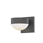 Applique LED à lumière vers le haut/bas REALS Sonneman 7302.PL.DL.74-WL 20W 2 lumières gris texturé