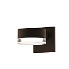 Applique LED à lumière vers le haut/bas REALS Sonneman 7302.PL.FH.72-WL 20W 2 lumières bronze texturé