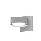 Applique LED à lumière vers le haut/bas REALS Sonneman 7302.PL.FH.98-WL 20W 2 lumières blanc texturé