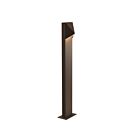 Borne d'éclairage LED compacte Triform Sonneman 7323.72-WL 10W 1 lumière bronze texturé
