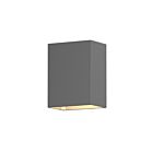 Applique LED Box Sonneman 7340.74-WL 10W 1 lumière gris texturé