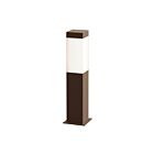 Borne d'éclairage LED Square Column Sonneman 7381.72-WL 8W 1 lumière bronze texturé