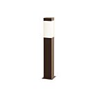Borne d'éclairage LED Square Column Sonneman 7382.72-WL 8W 1 lumière bronze texturé