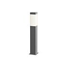 Borne d'éclairage LED Square Column Sonneman 7382.74-WL 8W 1 lumière gris texturé