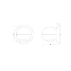 Sonneman 7500.98 6W Blanc texturé LED Applique murale