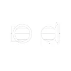 Sonneman 7502.98 20W Blanc texturé LED Applique murale