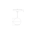 Sonneman 7505.98 8W Blanc texturé LED Suspendu