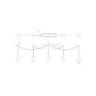 Sonneman 7508.77 200W Anodisé naturel LED Suspendu