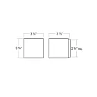 Sonneman 7520.77 10W Anodisé naturel LED Applique murale
