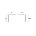 Sonneman 7522.77 14W Anodisé naturel LED Applique murale