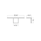 Sonneman 7535.98 26W Blanc texturé LED Applique murale