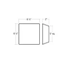 Sonneman 7540.98M 7W Blanc texturé LED Applique murale