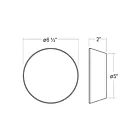 Sonneman 7545.98W 7W Blanc texturé LED Applique murale