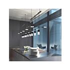 Sonneman S1P36K-JR180662-SC01 4-lumière 8W Noir satiné Lustre