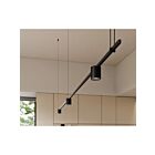 Sonneman SLS1159 3-lumière 24W Noir satiné Lustre