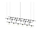 Sonneman SLS1285 6-lumière 48W Noir satiné Lustre