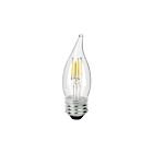 Lampe à filament LED F11 classique, blanc Tcp FF11D6024E26SCL92 5W