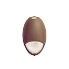 TCP RSSCCBRZSDT 12W 10.5″ Bronze LED Applique murale de sécurité à cylindre pour usage résidentiel