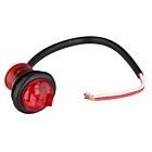 Techspan 712250B Rouge LED Feu de gabarit/position rond 3/4 po (Paquet de 25)