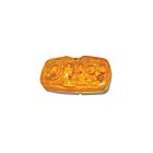 Techspan 712325B Ambre LED Feux de gabarit/position à coins carrés 2 x 4 po (Paquet de 25)