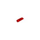 Techspan 735077B Rouge Incandescente Feu de gabarit/position rectangulaire (1 x 4 po) (Paquet de 50)