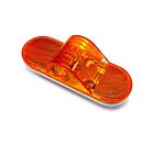 Techspan 735128B Ambre Incandescente Clignotant latéral intermédiaire ovale (Paquet de 10)