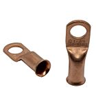 Techspan 762445C Cosses droites en cuivre avec trou (Paquet de 100)