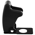 Techspan 765019B Noir Couvercle de protection rabattable pour interrupteurs à levier de format universel (Paquet de 25)
