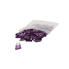 Techspan 766210C 3A Violet Fusibles à lame standard (Paquet de 100)