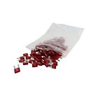Techspan 766245C 10A Rouge Fusibles à lame mini (Paquet de 100)