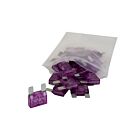 Techspan 766769Q 100A Violet Fusibles à lame maxi (Paquet de 25)