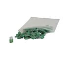 Techspan 766818C 30A Vert Fusibles à lame Micro-2 (Paquet de 100)