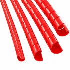 Techspan 769802RD Rouge anti-UV Gaine spiralée robuste