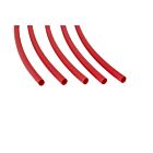 Techspan 769967B Rouge Gaine thermorétractable à paroi simple (Paquet de 50)