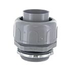 Techspan CCNY15008 Gris Connecteur droit étanche aux liquides en nylon 1 1/2 po