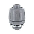 Techspan CCNY5008 Gris Connecteur droit étanche aux liquides en nylon