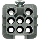 Techspan D07RC 10A Gris/Noir Insert femelle