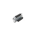 Techspan IPBMNA2508D Barre d'alimentation montable préisolée en aluminium