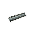 Techspan IPBNA25012D Barre d'alimentation préisolée en aluminium