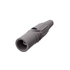 Techspan KL-150LMGY 150A Gris Fiche mâle à vis de pression