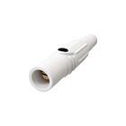 Techspan KL-150LMW 150A Blanc Fiche mâle à vis de pression