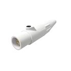 Techspan KL-400LMW 400A Blanc Fiche mâle à vis de pression