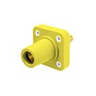 Techspan KL-400SFY 400A Jaune Réceptacle femelle de type à goujon