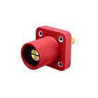 Techspan KL-400SMR 400A Rouge Réceptacle mâle de type à goujon