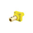 Techspan KL-400SSFY 400A Jaune Réceptacle femelle à vis de pression