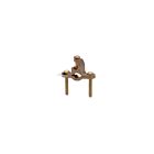 Techspan KPL1DB Bronze Collier de mise à la terre standard pour enfouissement