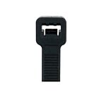 Techspan L-241200L Noir UV Attache-câble (Paquet de 50)