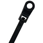 Techspan L-750MH0C Noir Attache-câble (Paquet de 100)
