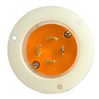 Techspan L14-20MI 20A Orange Socle à bride à verrouillage par rotation